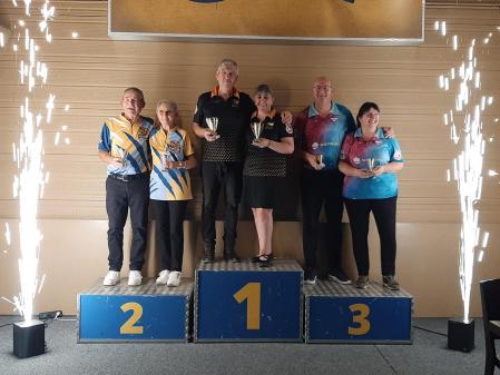 Sylvie GILBAIN - Philippe LUCION champions district challenge doublette mixte excellence