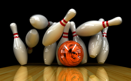 Bowling quilles