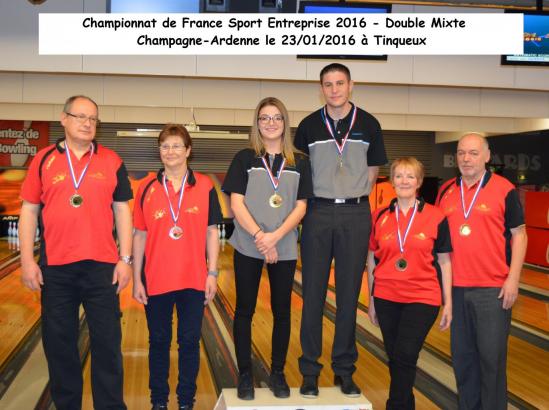 Podium doublette mixte se regionale 1